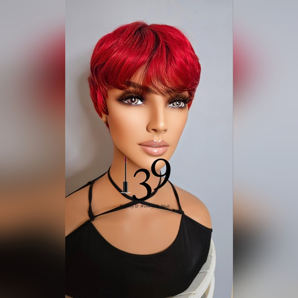 100% Human Hair pixie wig - Picture 4 of 5